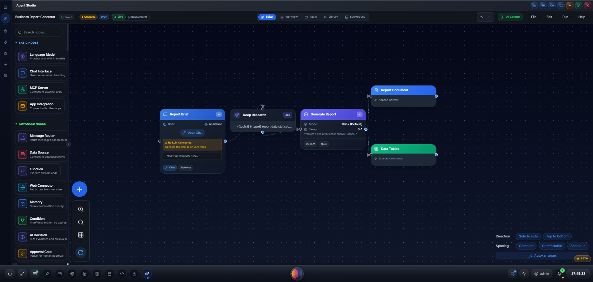 Agent Studio screenshot